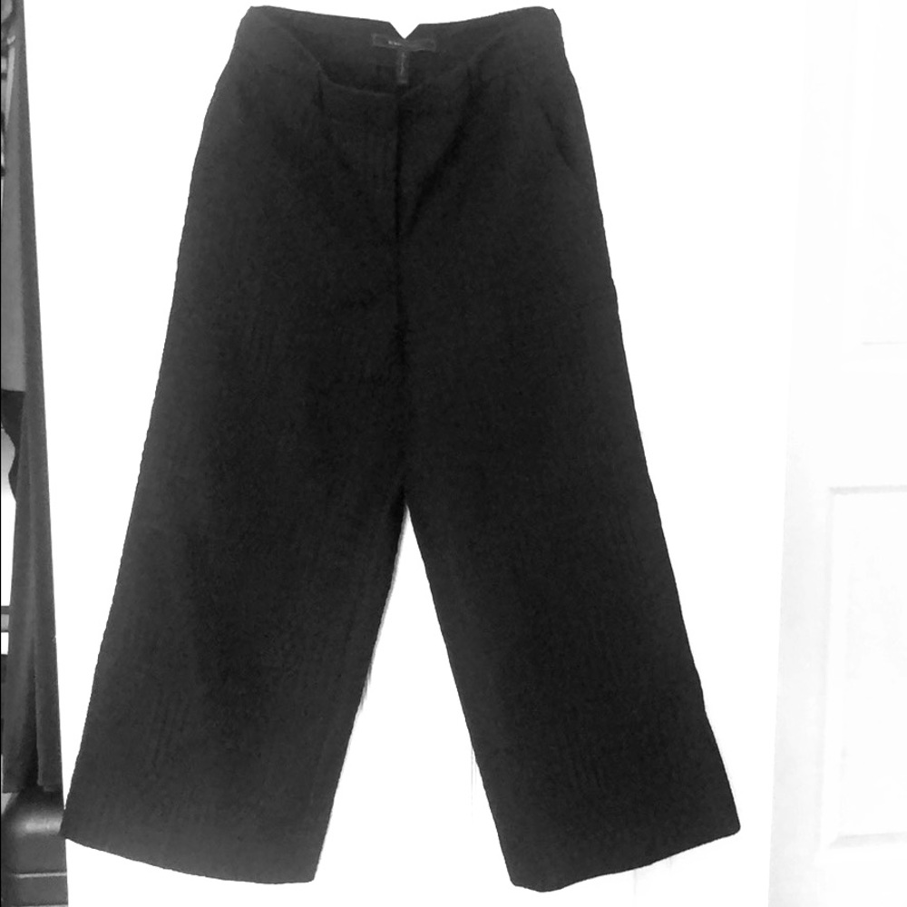 BCBG Maxazria Wide Leg Black Pants